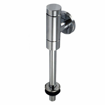 Tryk-skylleventil til Urinal i Messing og Krom 2-4 Liter