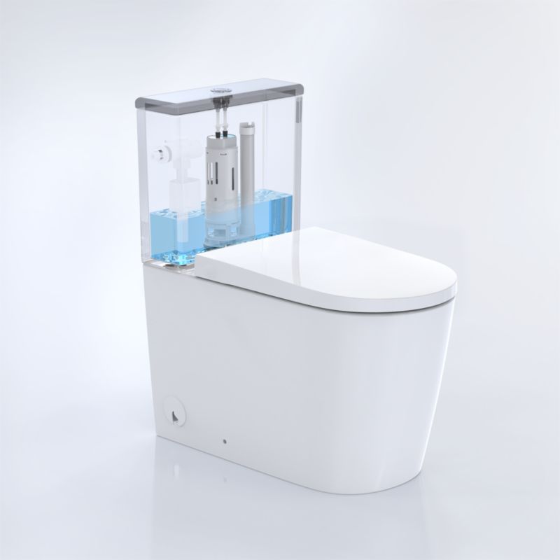 Toiletudskylningsventil 3/6 L Hvid 260 mm | A2415M