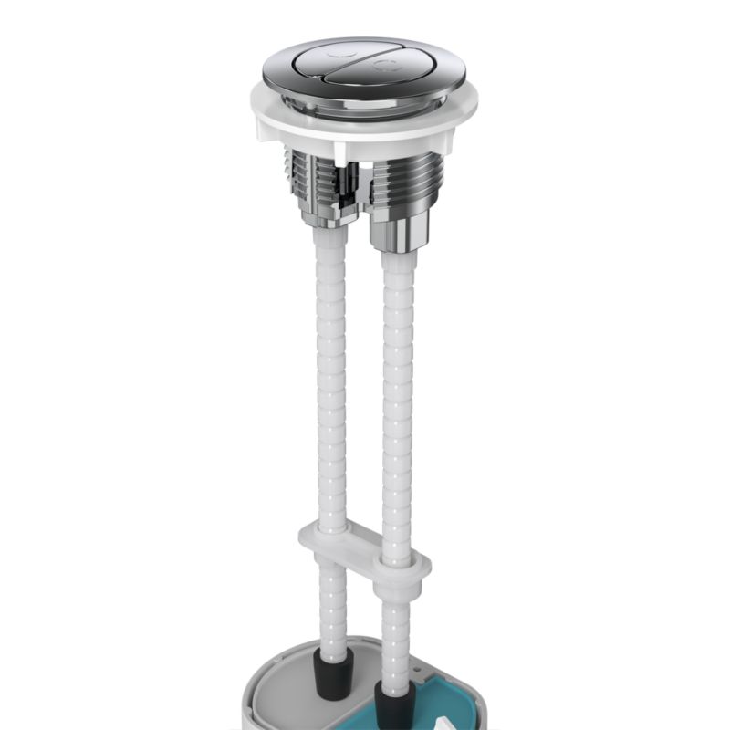 Toiletudskylningsventil 3/6 L Hvid 260 mm | A2415M