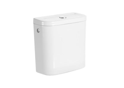Toiletcisterne til Kompakt-WC 38x38,5x14 cm Hvid 3/6 L Dobbelt Skyl | 8414329736908