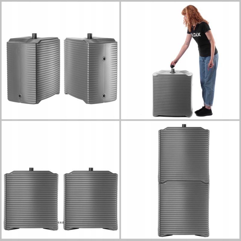 KADAX modulopbygget regnvandstank 125L - komplet sæt, 1 stk.