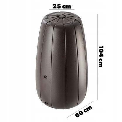 Regnvandstank KADAX 200L med hane og plantekrukke – 1 stk.