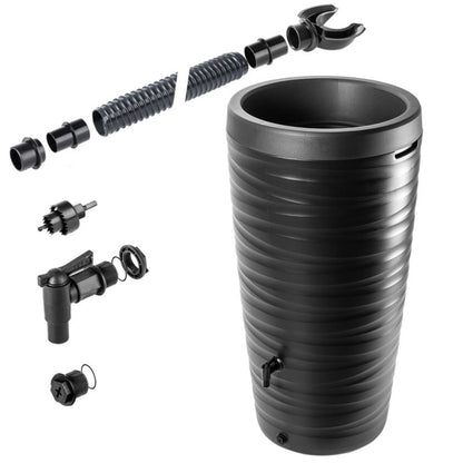 Regnvandstank KADAX 240L med hane og plantepotte 2-i-1, 1 stk.