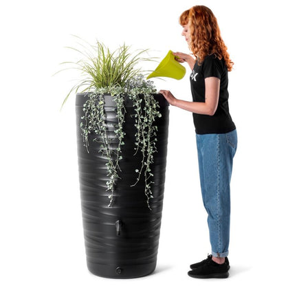Regnvandstank KADAX 240L med hane og plantepotte 2-i-1, 1 stk.