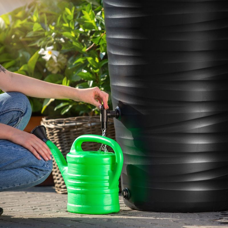 Regnvandstank KADAX 240L med hane og plantepotte 2-i-1, 1 stk.