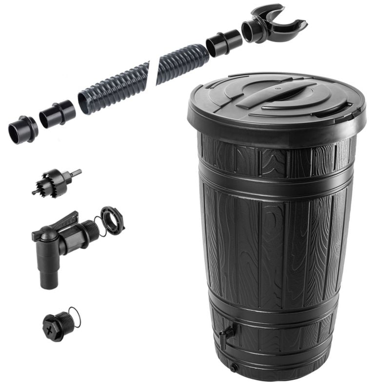 Regnvandstank KADAX 265 L med hane - komplet sæt