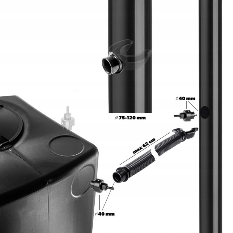 KADAX regnvandstank 350L tønde 1 stk.