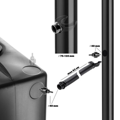 Regnvandstank KADAX 350L Tønde Sæt 1 stk.