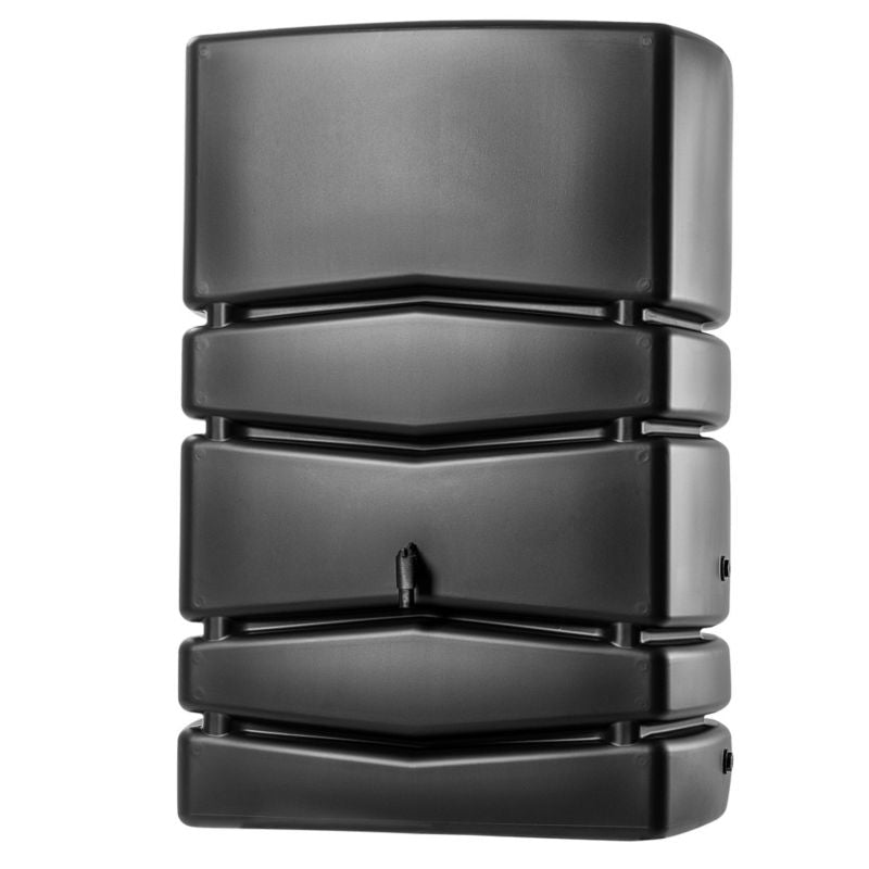 Regnvandstank Kadax 350L med hane i antracit - 1 stk.