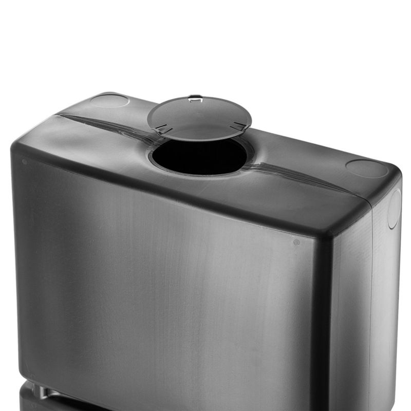 Regnvandstank Kadax 350L med hane i antracit - 1 stk.