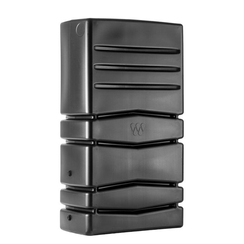 Regnvandstank Kadax 350L med hane i antracit - 1 stk.