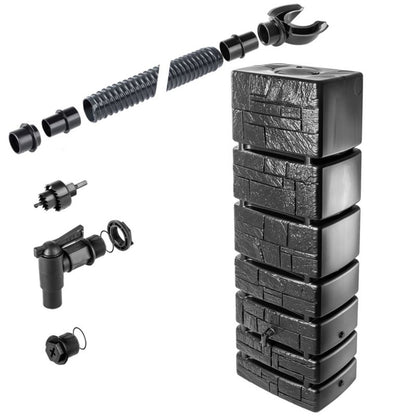 Regnvandstank KADAX 350L med hane – Praktisk og stilfuld vandopsamler