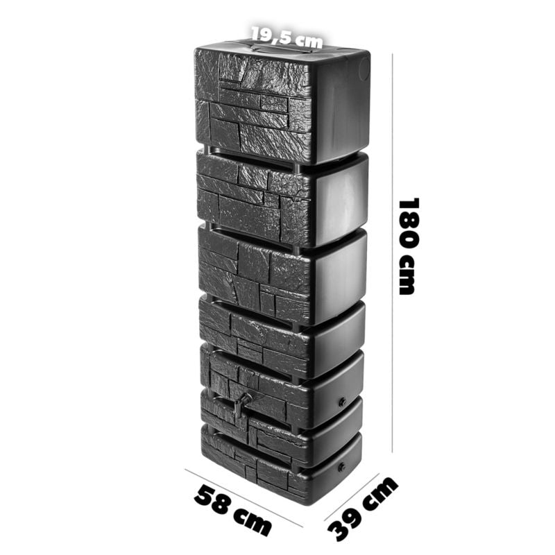 Regnvandstank KADAX 350L med hane – Praktisk og stilfuld vandopsamler