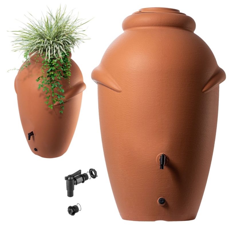 Regnvandstank KADAX 360L med hane og plantepotte – 1 stk.