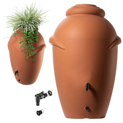 Regnvandstank KADAX 360L med hane og plantepotte – 1 stk.