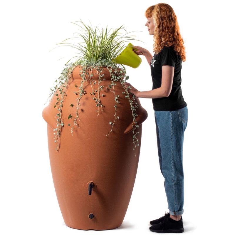 Regnvandstank KADAX 360L med hane og plantepotte – 1 stk.