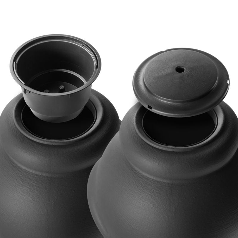 KADAX regnvandstank 360L med hane og plantepotte, antracit, 1 stk.