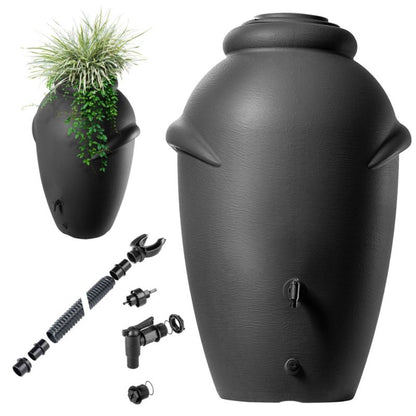 Regnvandstank KADAX 360L med hane og plantepotte – 1 stk.