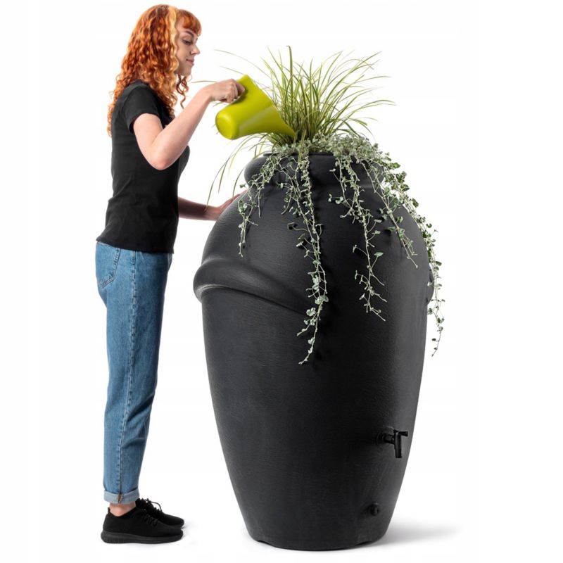 Regnvandstank KADAX 360L med hane og plantepotte – 1 stk.