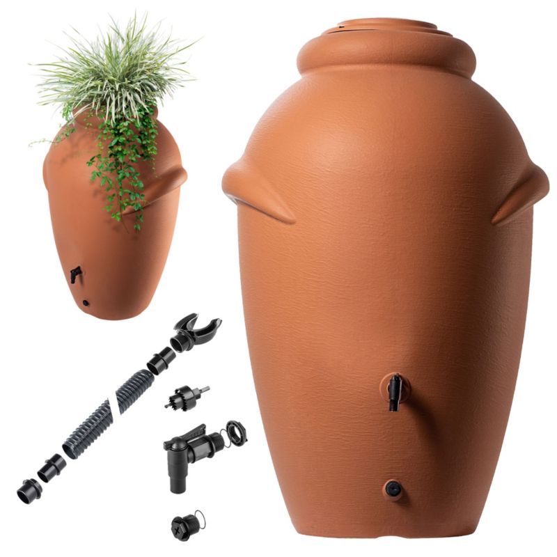 Regnvandstank KADAX 360L med hane og plantepotte – 1 stk.
