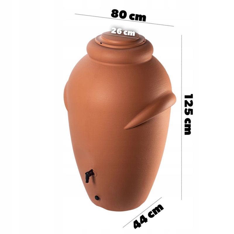 Regnvandstank KADAX 360L med hane og plantepotte – 1 stk.