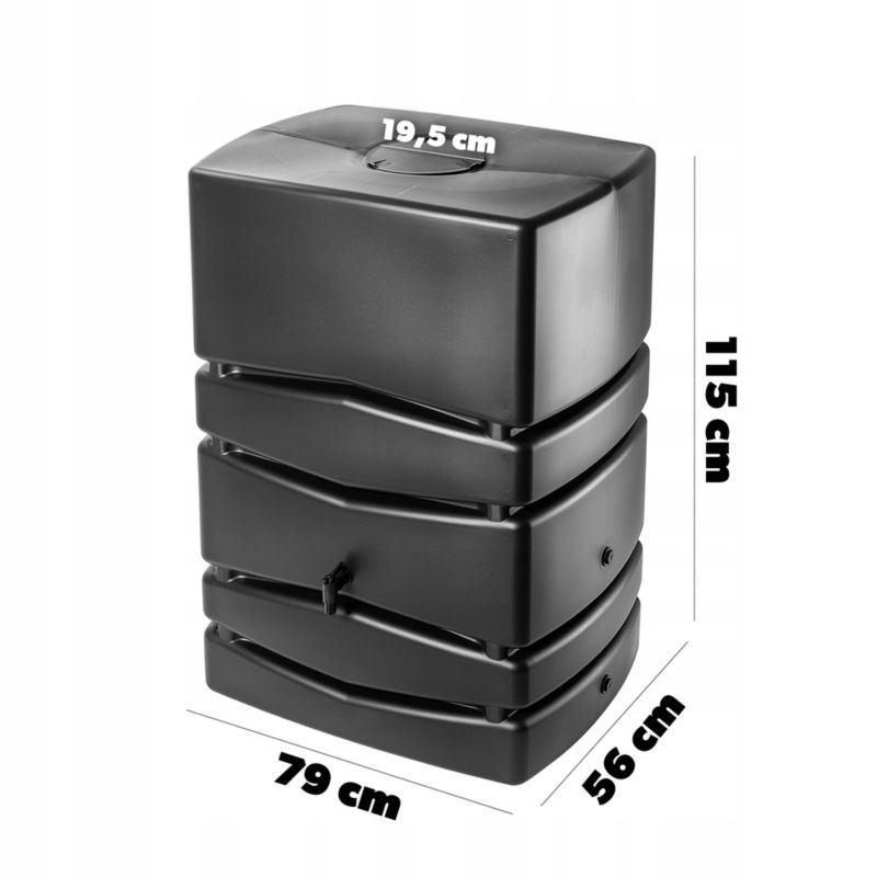 Regnvandstank KADAX 450L tønde sæt 1 stk.