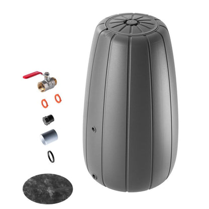 Regnvandstank KADAX 200L med hane og plantekrukke 2-i-1