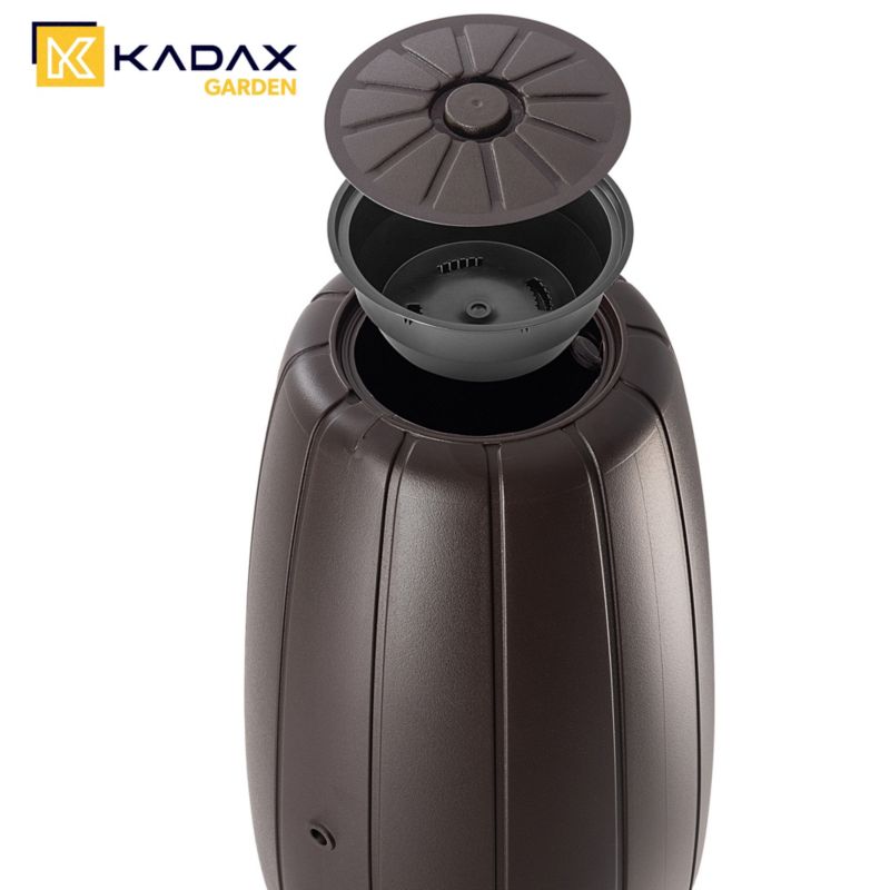 Regnvandstank KADAX 200L med hane og plantekrukke 2-i-1