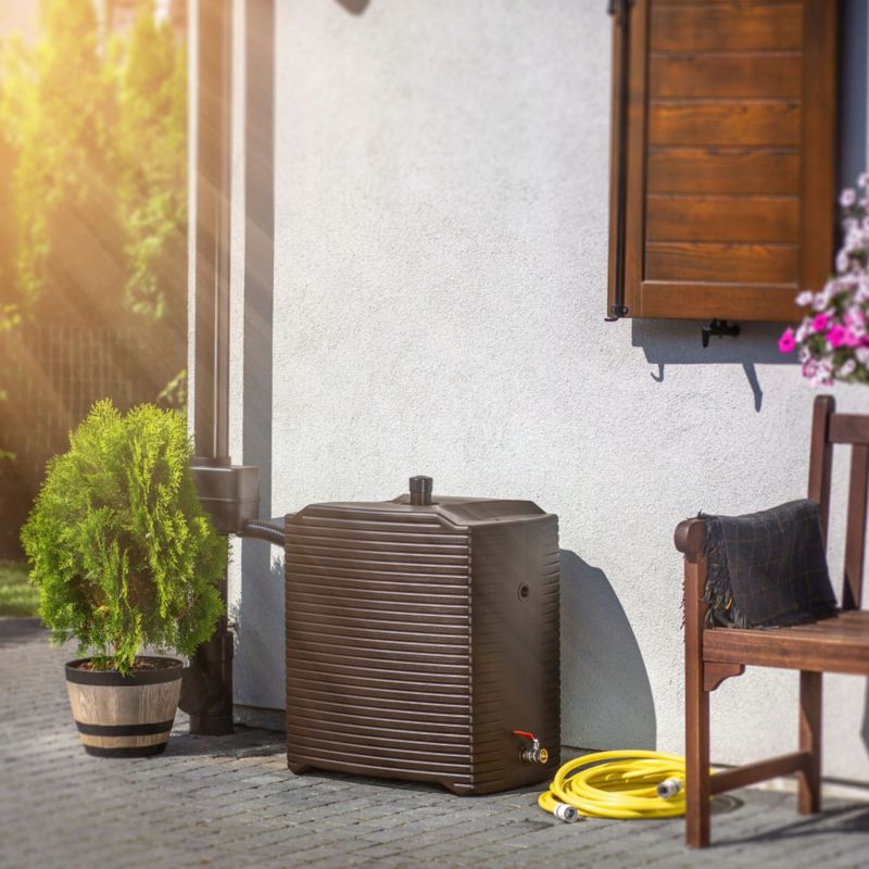 Modulært regnvandstank KADAX 125L med hane - komplet sæt, 1 stk.