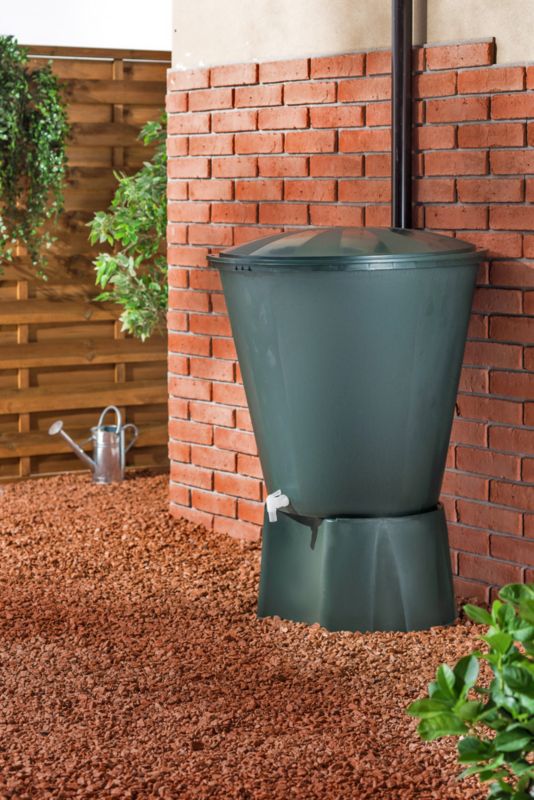 Regnvandstank 210 l grøn