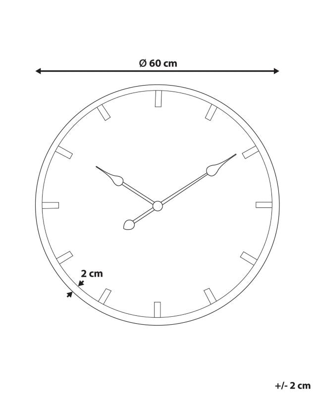 Caborca vægur i lyst træ 1 stk.