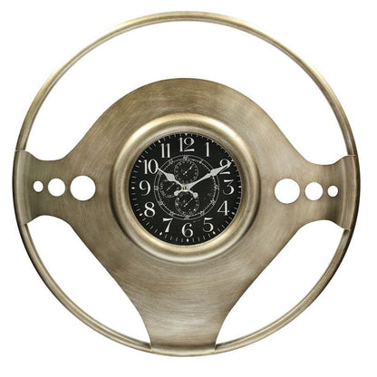 Dekoria Rally vægur i metal, Ø 50 cm, 1 stk.