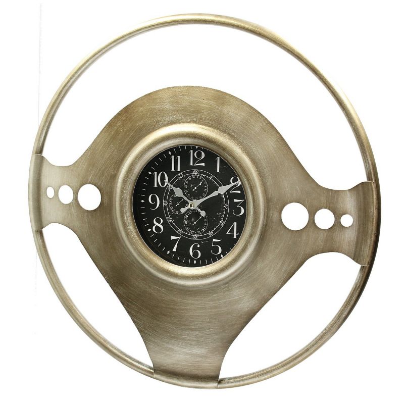 Dekoria Rally vægur i metal, Ø 50 cm, 1 stk.