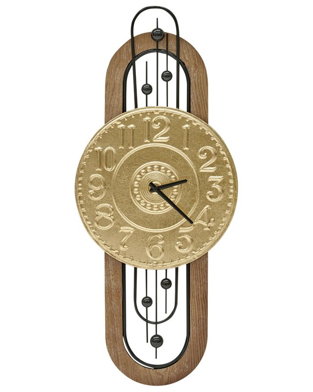 Nobelium Metal Vægur Guld 1 stk.
