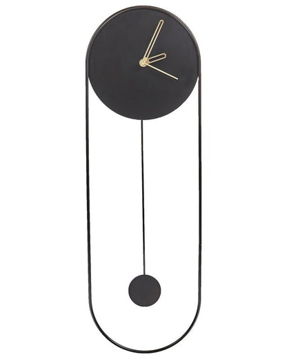 Salvan metal vægur sort 1 stk.