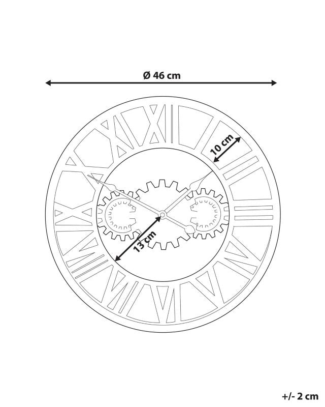 Seon Metal vægur sølv 1 stk.
