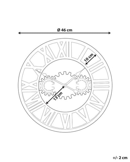 Seon Metal vægur sølv 1 stk.