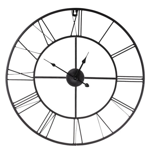 Dekoria Temporal vægur 60 x 5 cm Ø 60 cm sort 1 stk.