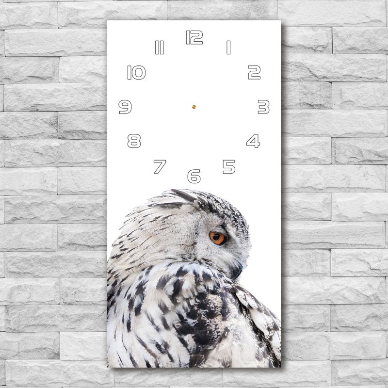 Glasur Tulup Hvid Ugle 30x60 cm lydløs 1 stk.