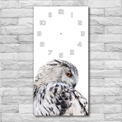 Glasur Tulup Hvid Ugle 30x60 cm lydløs 1 stk.