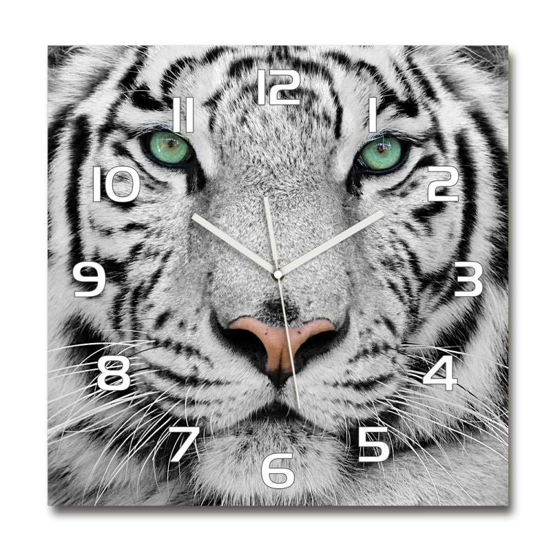 Glasur Tulup Hvid tiger 30 x 30 cm lydløs 1 stk.