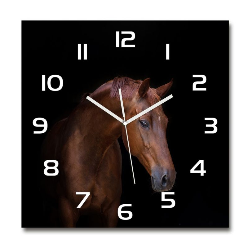 Glasur ur Tulup Brun hest 30 x 30 cm lydløs 1 stk.
