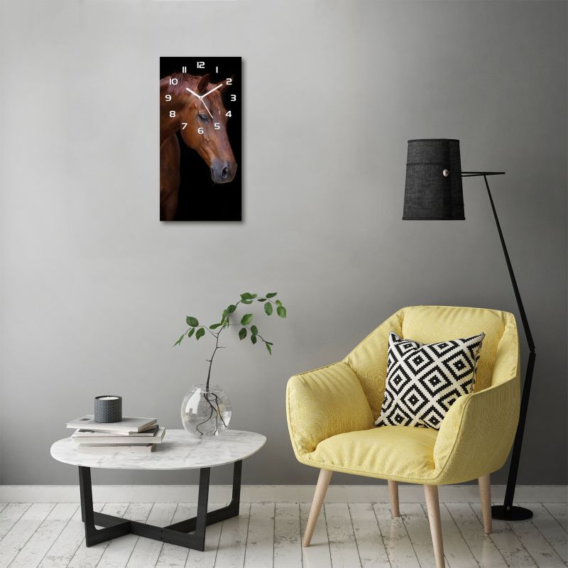 Glasur ur Tulup Brun hest 30x60 cm lydløs 1 stk.