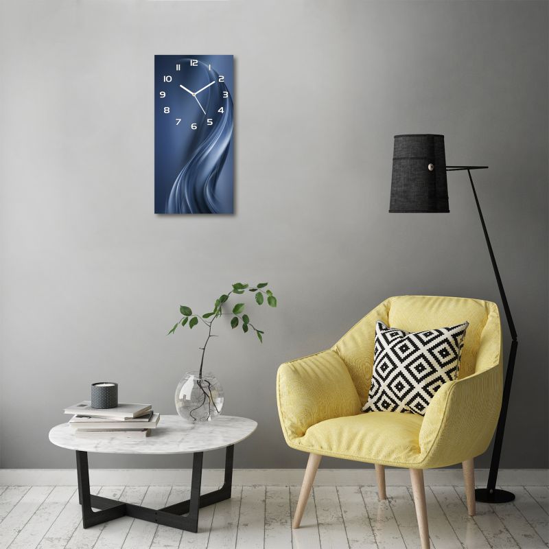 Glasur Tulup Grå Bølge vægur 30x60 cm lydsvagt 1 stk.