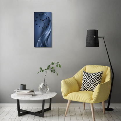 Glasur Tulup Grå bølge med sorte visere 30x60 cm lydløs 1 stk.