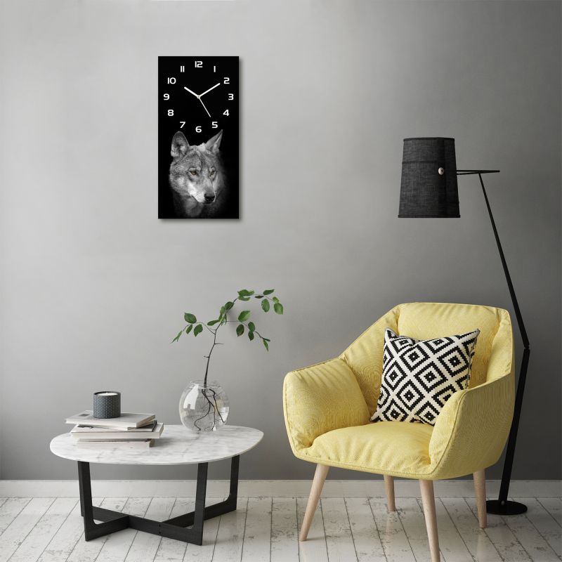 Tulup Wilk glasur 30x60 cm lydløs vægur 1 stk.