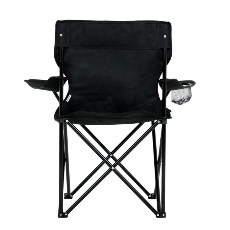 Sæt med 2 foldbare campingstole Anter i sort