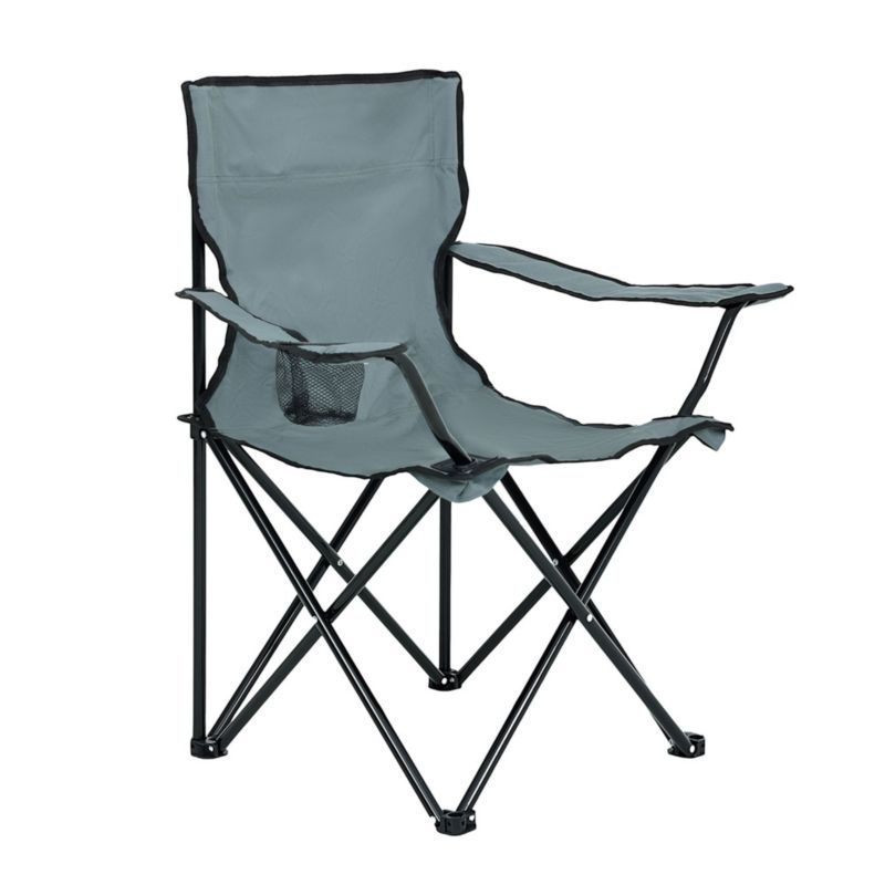 Sæt med 2 foldbare campingstole Anter i grå, 2 stk.