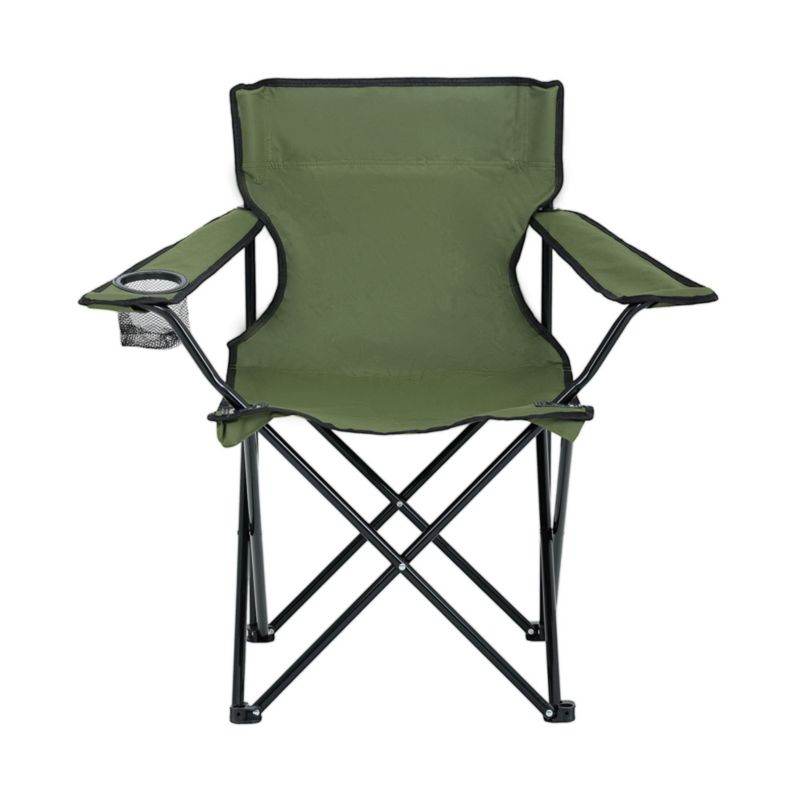 Sæt med 2 foldbare campingstole Anter i grøn farve, 2 stk.