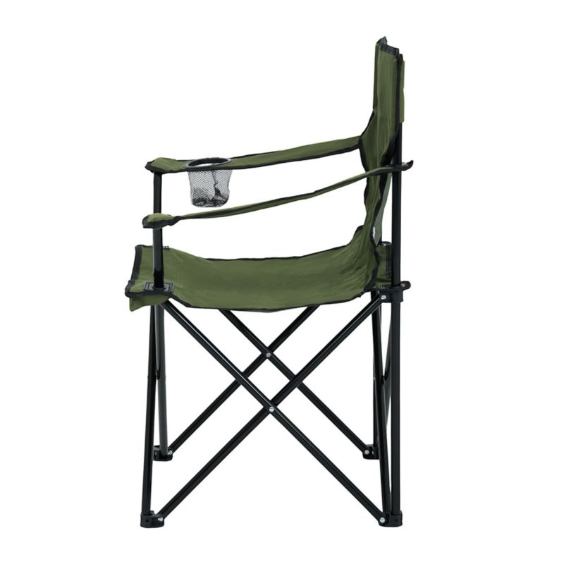 Sæt med 2 foldbare campingstole Anter i grøn farve, 2 stk.